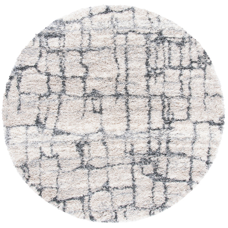 Hartselle Shag 800 Performance Rug, Round 6'7"