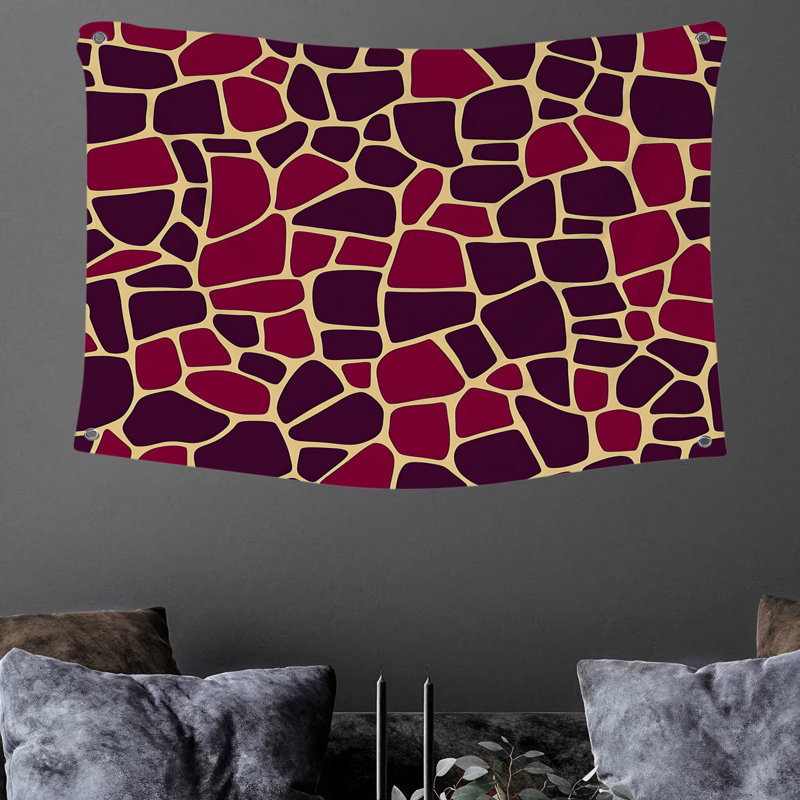 Tapisserie murale girafe - Décoration murale animal, H 50 po x l 60 po