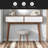 Entryway Table With 2 Carved Panel Drawers, Console Table With Storage Space And Wood Legs,Sofa Table Behind Couch For Hallway, Living Room