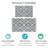 Eneyda Geometric Non-Skid Kitchen Mat-299058956