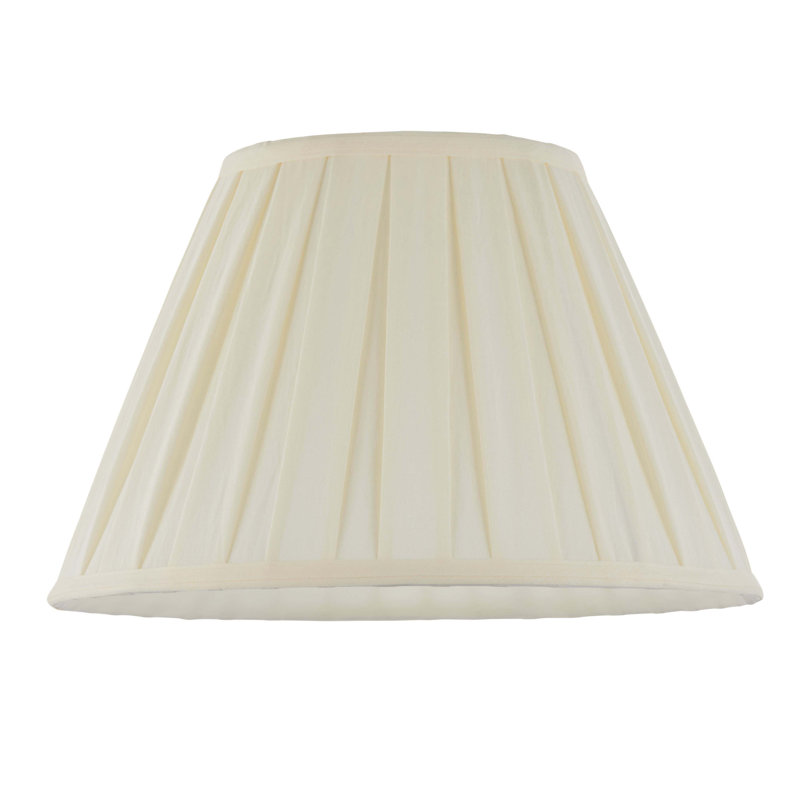 Marvin 23 cm H Empire Fabric Lamp Shade in Beige