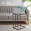 Kavic Glass Top Frame End Table