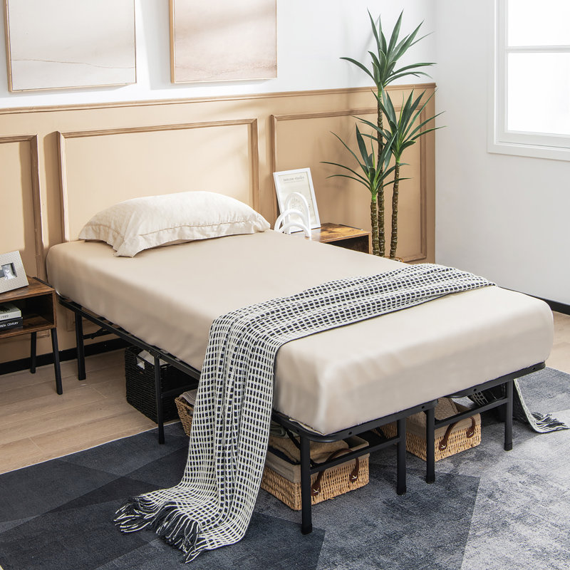 Emalee Steel Platform Bed, Twin