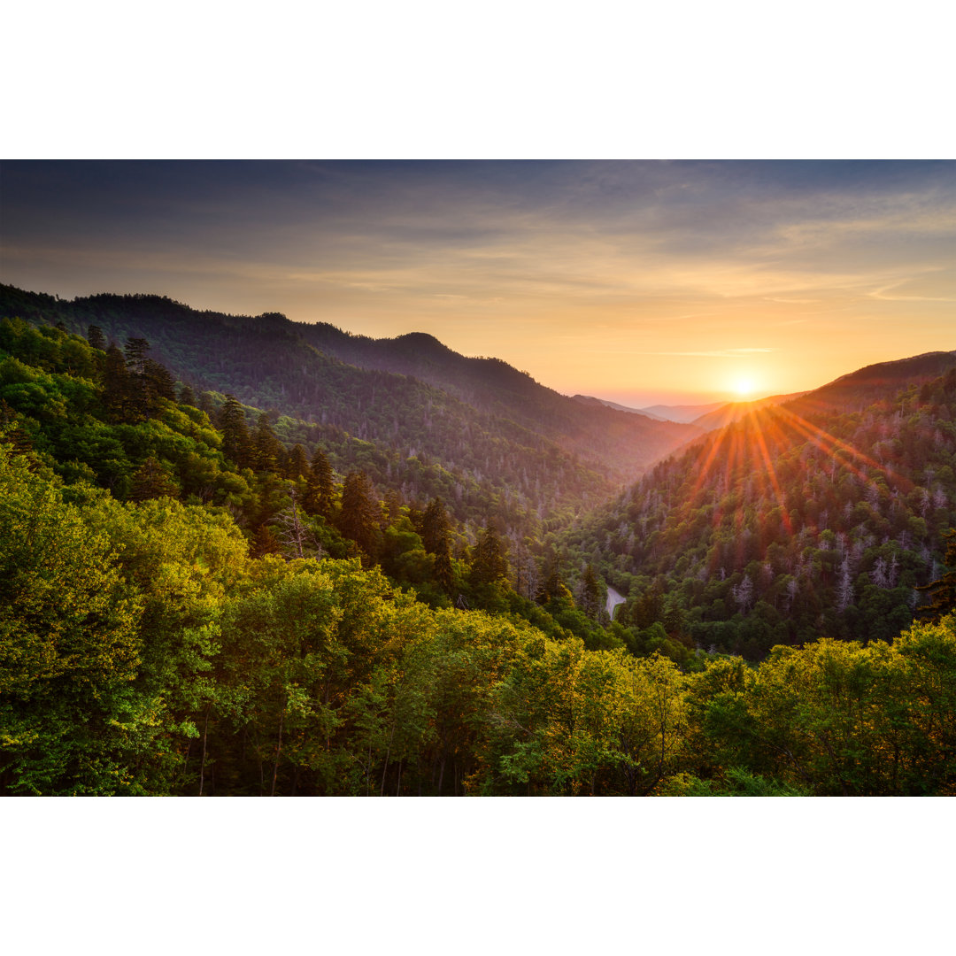 Leinwandbild Newfound Gap in den Smoky Mountains