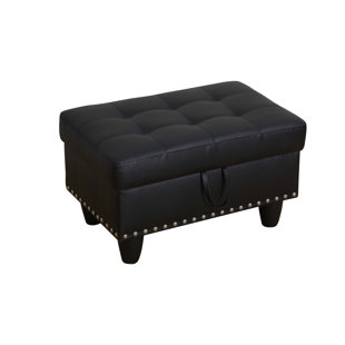 Banc de rangement en tissu