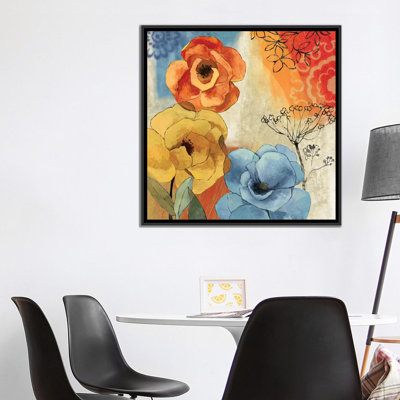 « mandarine rêves i », impression sur toile