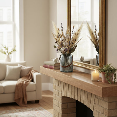 Decorative Smoky Gray Glass Table Small Vase