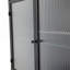 Armoire murale élégante avec portes en verre cannelé et tablettes réglables pour des solutions de rangement modernes-1432350956