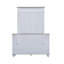 Commode 7 tiroirs avec miroir Fishtail Remer