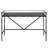 Glass Top Metal Base Writing Desk