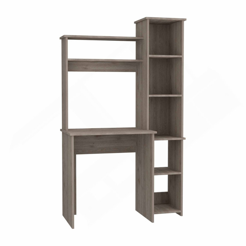 Bureau d'écriture Nashville, six tablettes, Gris