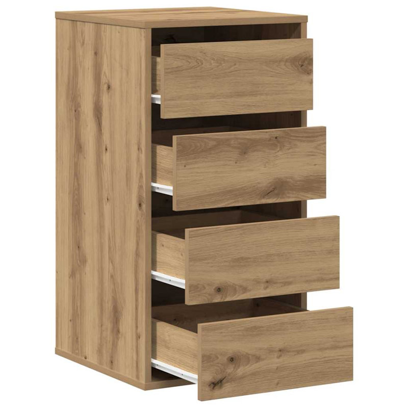 Rectangle Accent Chest, Artisian Oak, 76cm H x 41cm W x 40cm D