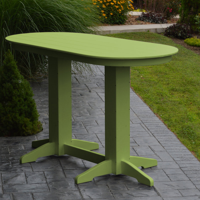 Table de salle à manger Nettie, l 33 po x L 72 po x H 42 po, Vert lime