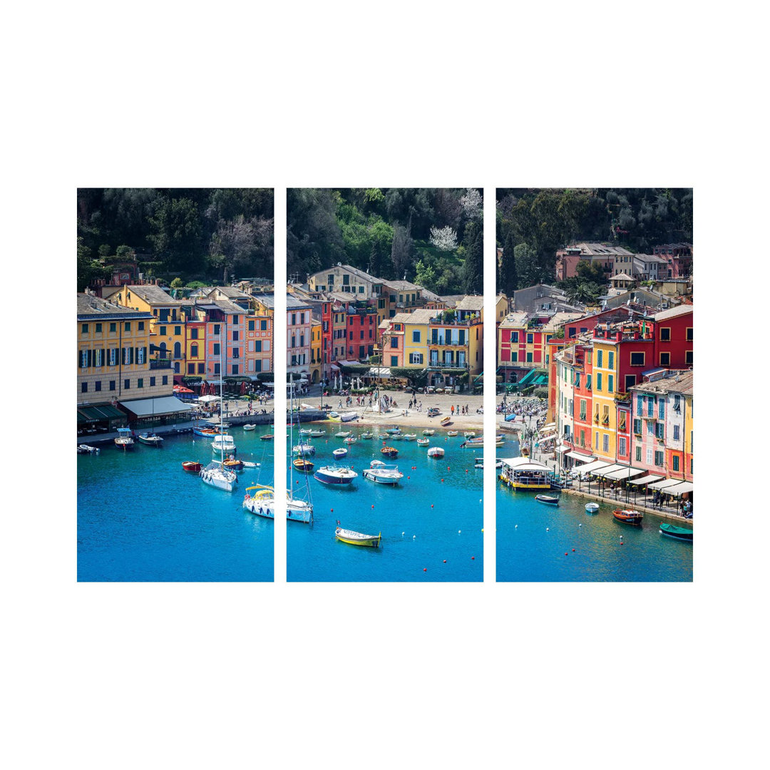 Portofino von Marco Carmassi - Giclée auf Leinwand ohne Rahmen