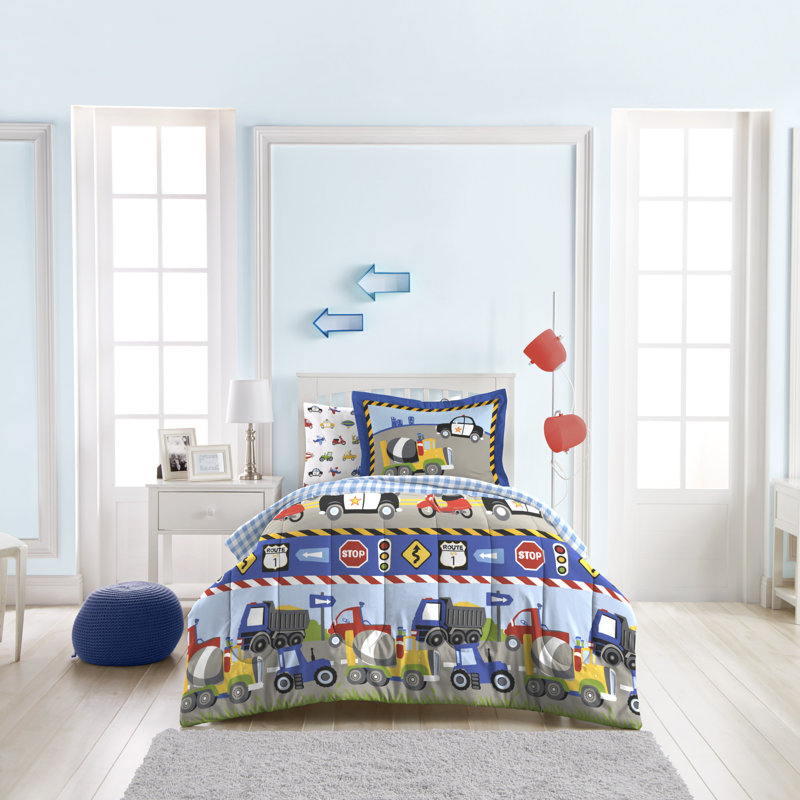 Trains and Trucks Trains & Trucks Comforter Set