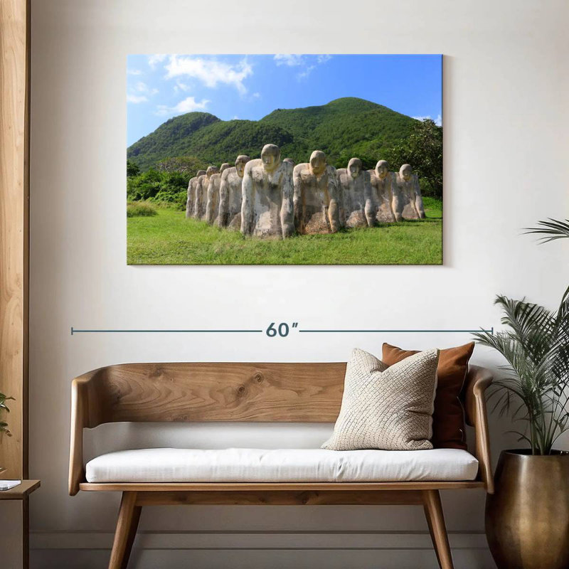 Anse Cafard Slave Memorial, 30" H x 45" W