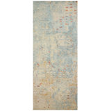 Wool And Silk Nepal One-of-a-Kind Runner 5' X 11'10" Area Rug