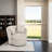 Upholstered Swivel Barrel Chair-1969878475