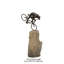 Nose Wheelie On Rock Figurine