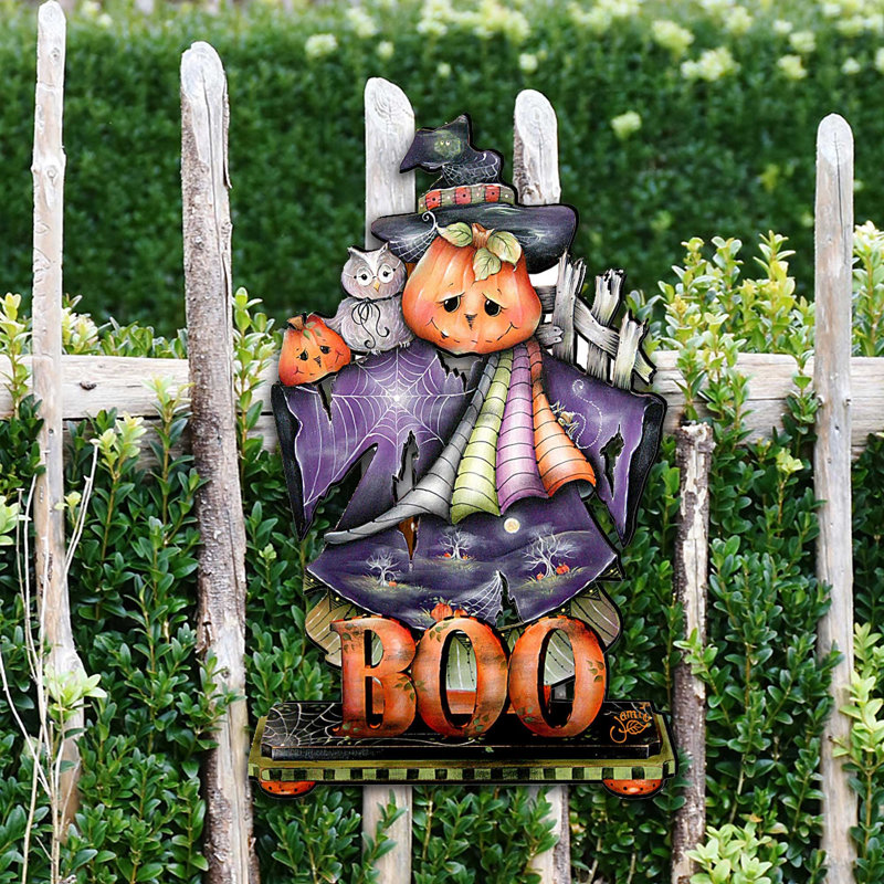 Manufactured Wood Halloween Decoration