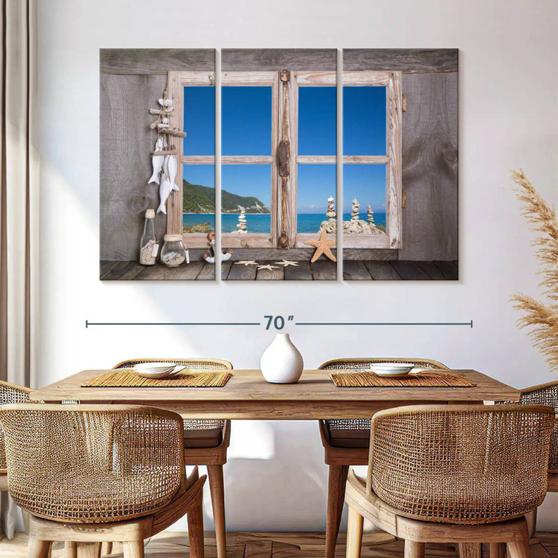 Aletra Tropical Window, 42" H x 65" W