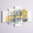 Styron Moving in and Out of Traffic II Yellow Grey' Print Multi-Piece Image on Canvas