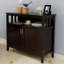 Buffet de cuisine brun avec armoire de rangement Buffet - E1, laqué, nombreuses options, enduits faciles à assembler, zones abondantes, motifs