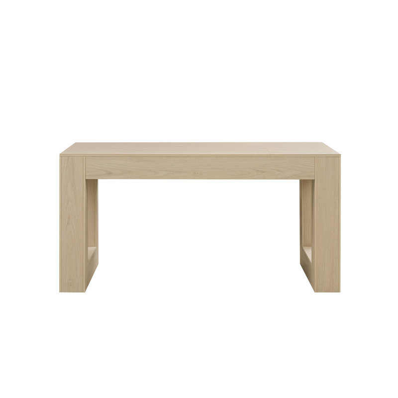 Farmhouse Kitchen Dining Table for 4-6 People, Rectangular Dining Table for Dining Room, Living Room, Kitchen with Sturdy Wood Legs Farmhouse Full MDF Trim, Easy Assembly