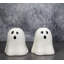 Ensemble de salières et poivrières en céramique Halloween Spooky White