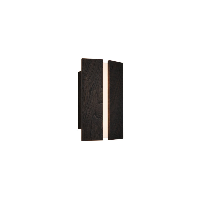 Rima Dimmable LED Flush Mount Sconce, Dark Brown, 2700