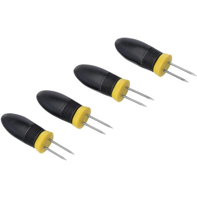 4 supports à épis de maïs Westmark, 3 x 0,8 x 0,6 pouces, noir