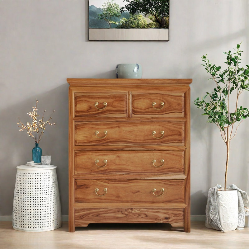 Solid Camphor Wood Hallway Cabinet