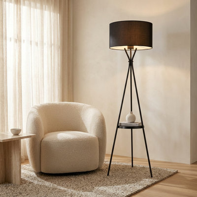 Lampe sur pied tambour Lumina