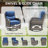 Wickes Haven 5-Person PE Wicker Outdoor Patio Conversation Set With Sofa Swivel Glider Chairs And 6" Thickness Cushions-120284869-120284871