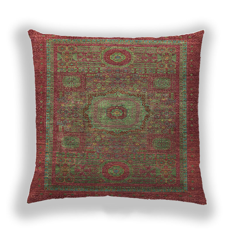 Coussin décoratif abstrait 2352, Microsuède
