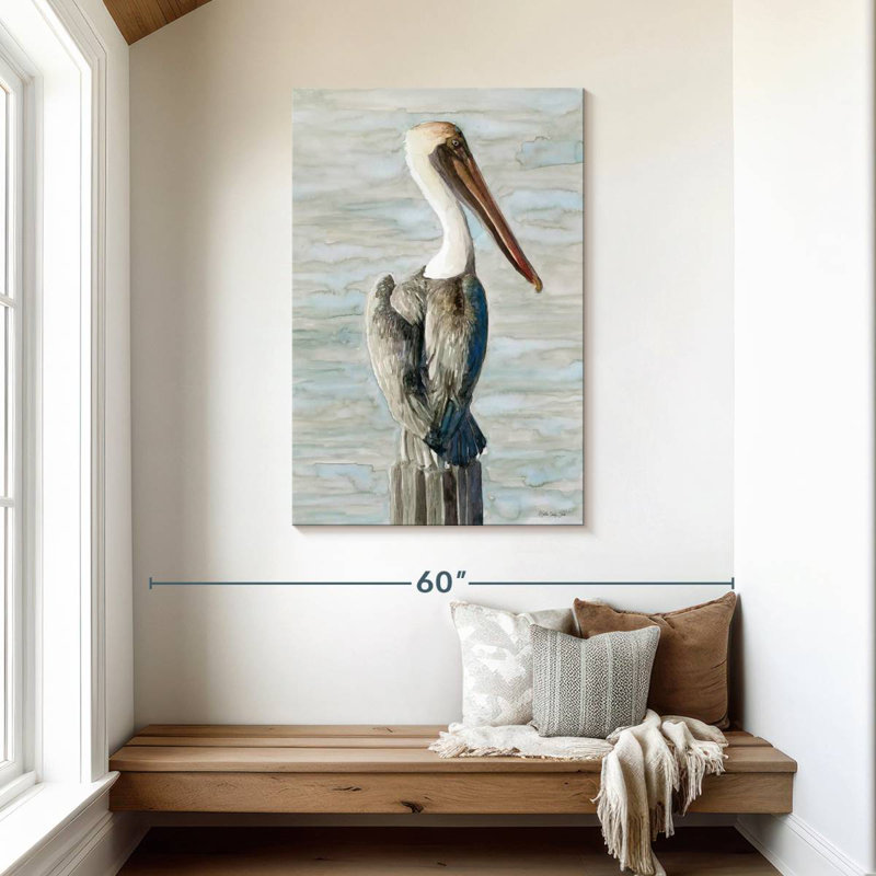 Brampt Classic Brown Pelican, 45" H x 30" W