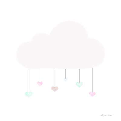 Nuage d'aquarelle Addiley - impression