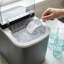 Self-Cleaning Ice Machine With Basket & Scoop, 26 Lbs/Day, Perfect For Home And Kitchen