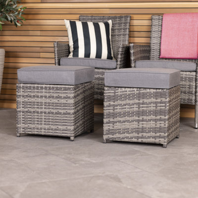 Huntington Upholstered Outdoor Ottoman