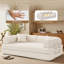 Canapé-lit Canapé-lit modulaire de 78,8 po à canapé-lit à plateau-coussin avec 2 oreillers, canapé-lit pliant en velours côtelé, aucun assemblage requis, canapé de plancher-1786112488