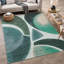 Tapis abstrait lavable à la machine intérieur / extérieur ACN2537-1281764040-1281764038