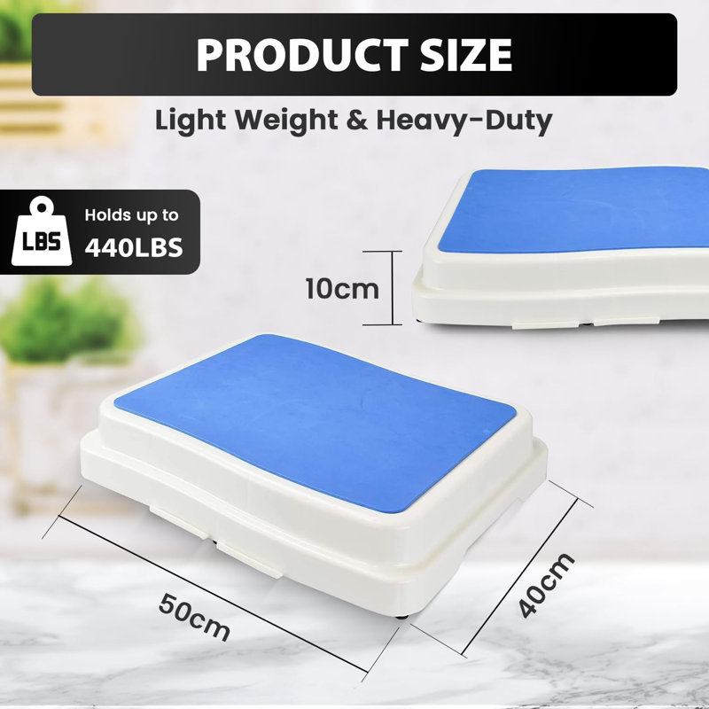 Belfry Bathroom Bath Step Anti Slip Bathroom Slip Resistant Modular Aid Elderly Shower Stepping Disability Mobility Aid Door Walking Stool