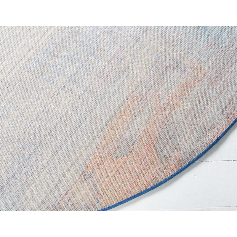 Downtown Abstract Indoor Rug, Round 8'
