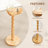 Solid Wood Heart-Shaped End Table,Pedestal Drink Table, Tall Plant Stand-118690951-118690952