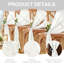 Ensemble de 10 drapeaux de table en mousseline de soie blanche, drapeaux de table de mariage, mousseline de soie, mousseline romantique