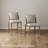 2-Pack Upholstered Bar Stool With Backrest Pillow