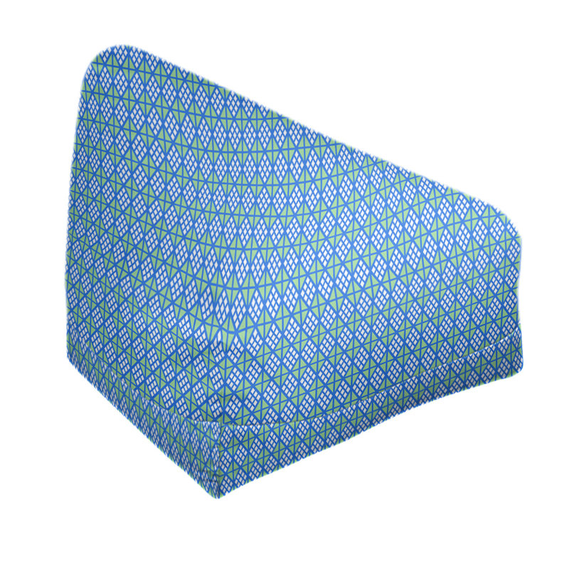 Fauteuil à billes standard & Leffel, Pas de bourre, Bleu / vert, H 86 po x L 2 po x P 43 po