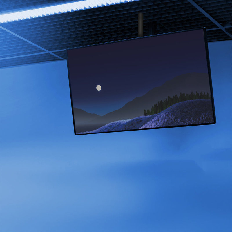 Vivo Black Articulating Ceiling Tv Mount For Screens Up To 55"