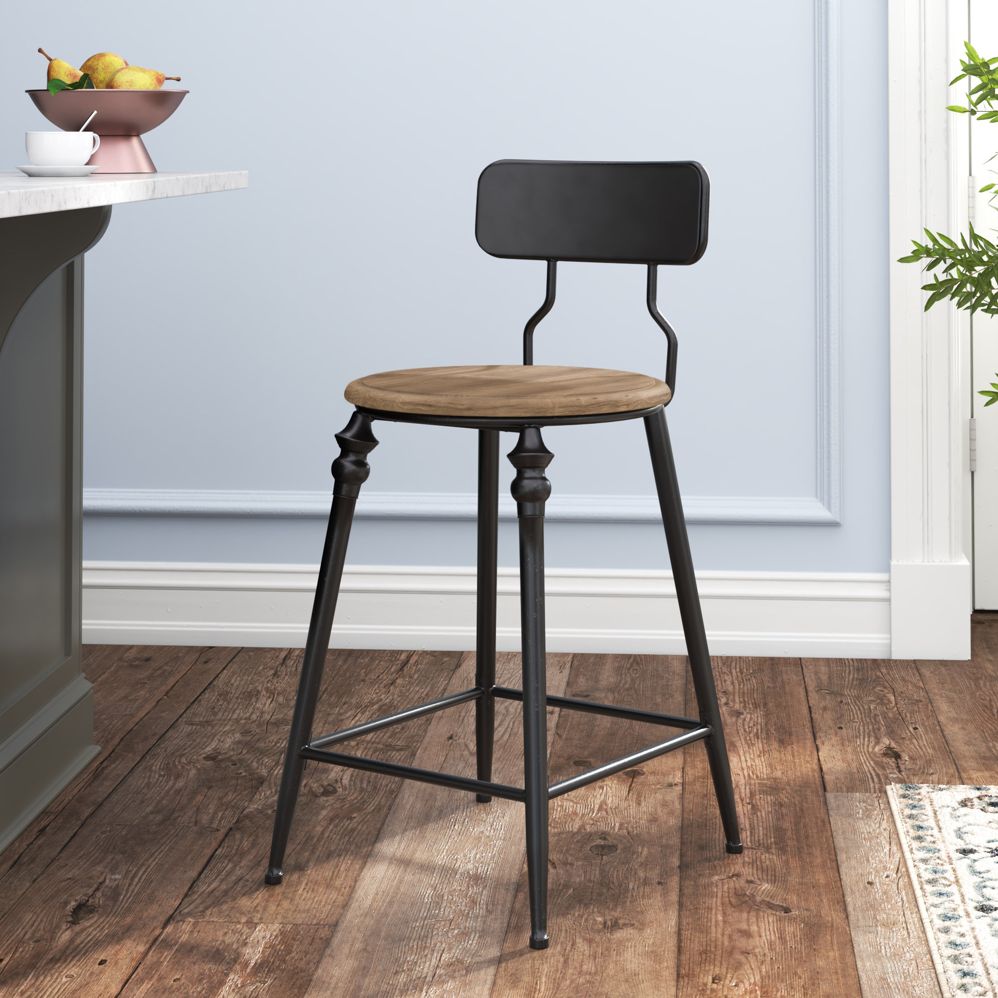 Furniture Luka Swivel Bar Counter Stool Hussey Swivel Bar Counter