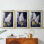 FLORAL Series CLXXXVII - Impression personnalisée de qualité supérieure avec mat - 3 pièces-61384930-61384929